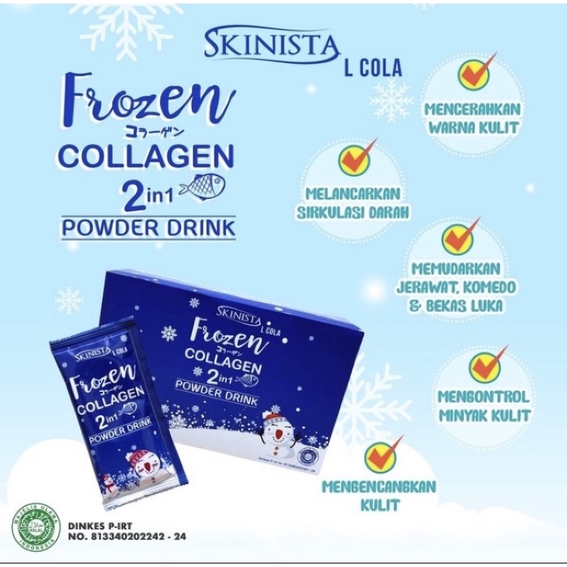 Jual FROZEN COLLAGEN 2 IN 1 POWDER DRINK KOLAGEN, GLUTATHIONE, DAN VITAMIN C SACHET