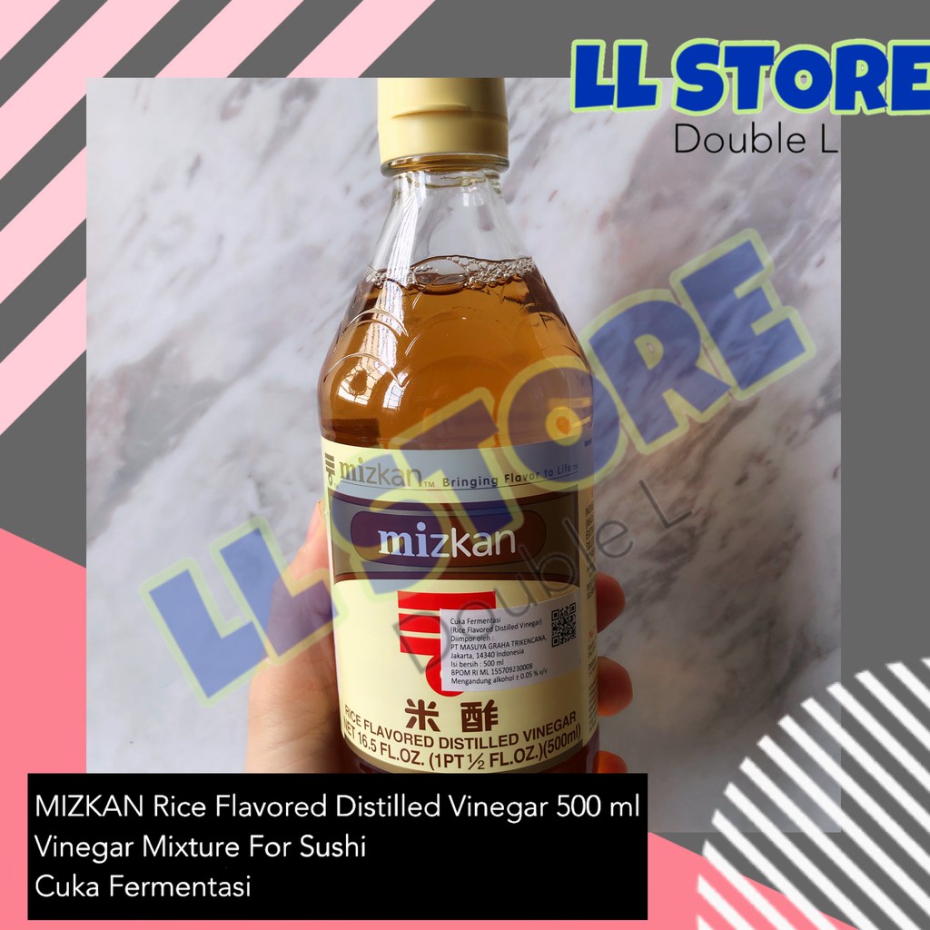 

MIZKAN Rice Flavored Distilled Vinegar For Sushi 500 ml | Cuka Jepang