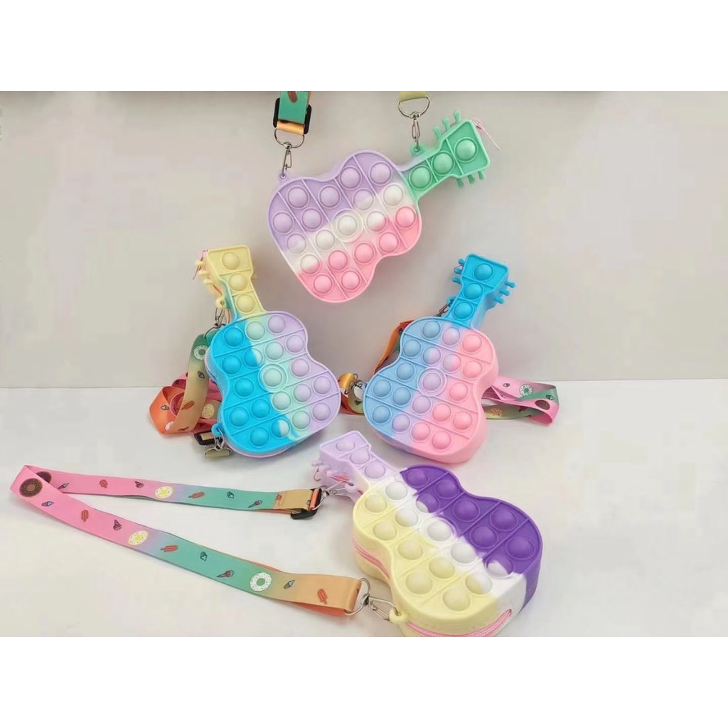 TAS POP IT SELEMPANG FASHION ANAK | TAS POP IT JELLY KARAKTER LUCU [SWEETSPACE]