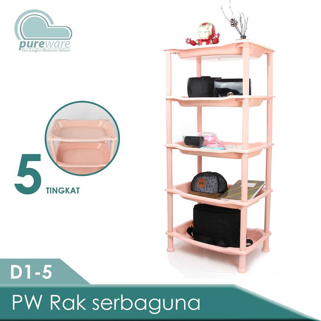 Rak Serbaguna / Rak Susun Serbaguna / Rak Susun Plastik 5 Susun