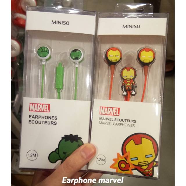 Earphone marvel miniso