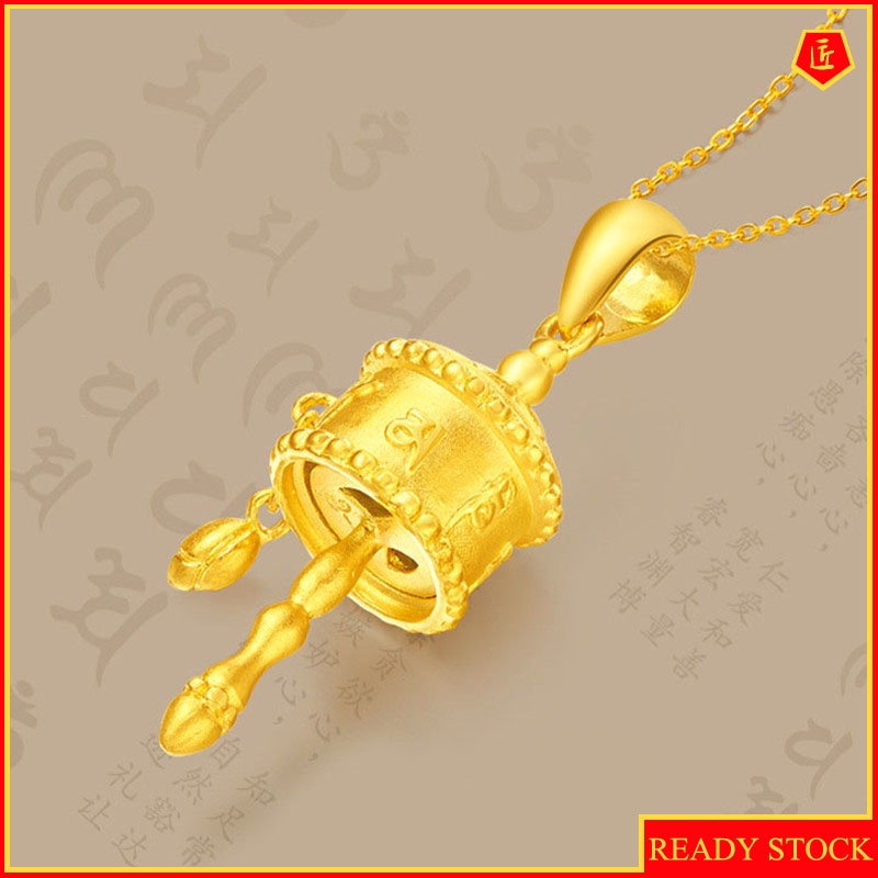 [Ready Stock]Fashion Gold Plated Vintage Pendant Elegant Personality Necklace