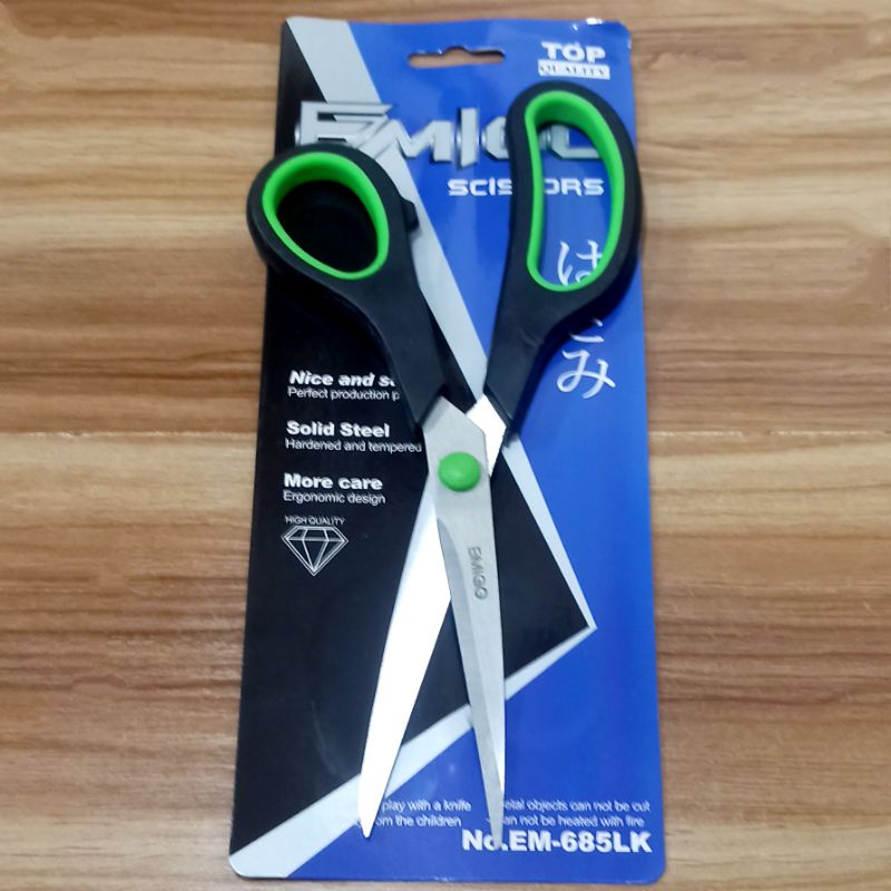 Gunting Kertas Emigo EM-685LK / Gunting EMIGO Scissors