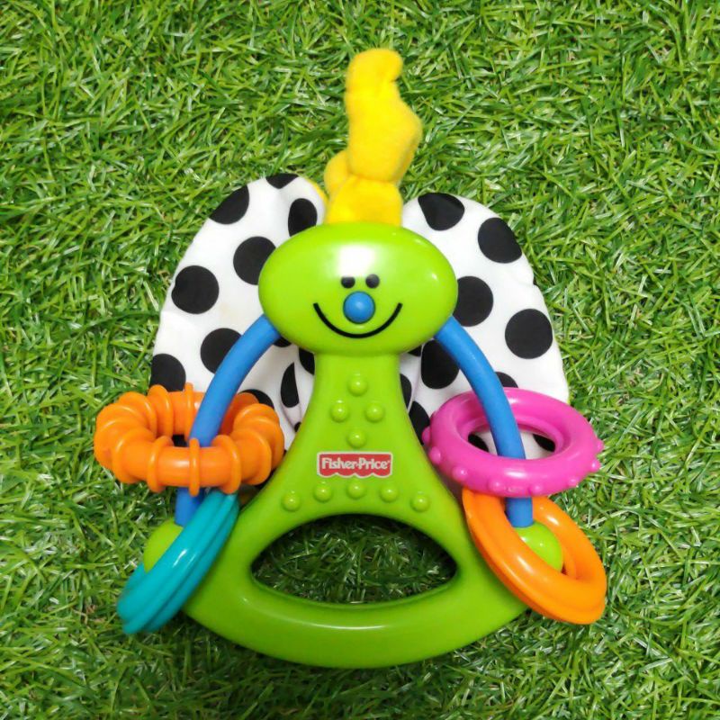Mainan Bayi Kupu-kupu Crinkle and Clack Butterfly Rattle Original Fischer-Price Mattle - hadiah new 