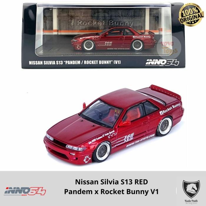 Inno 1/64 Nissan Silvia S13 Pandem Rocket Bunny V1 Red Inno64 By Eastern