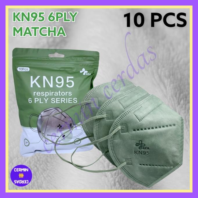 GO SHOP [ KEA ] MASKER PREMIUM KN95 6PLY ISI 10 PCS KOREA DESIGN KN 95 WARNA +O>