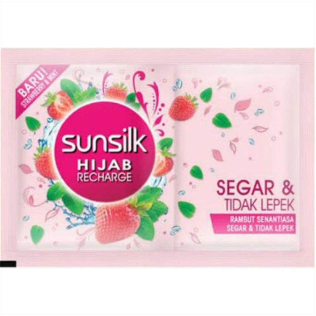 Sunsilk Hijab Shampoo Segar & Tidak Lepek 9 ml (isi 12 Sachet)