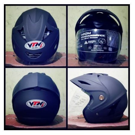 Helm JP5 VTN Focus Black Doff