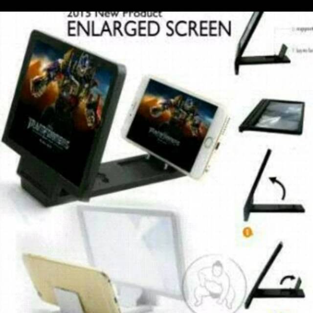 PENYANGGA HP KACA PEMBESAR LAYAR HP ENLARGED SCREEN HANDPHONE 3 D