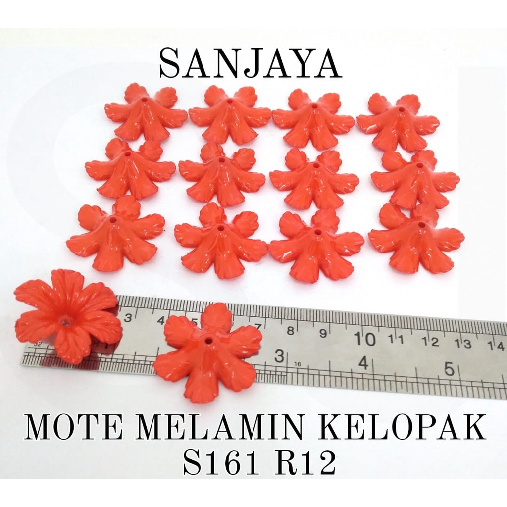 MOTE MELAMIN / MANIK KELOPAK BUNGA / MANIK MELAMIN KELOPAK BUNGA / MOTE MELAMIN KELOPAK S161