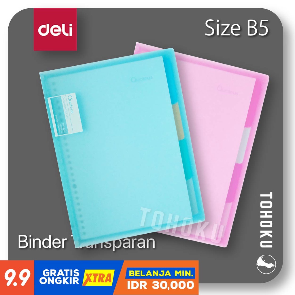 

Binder Transparan B5 - Dapat Ditekuk 360*