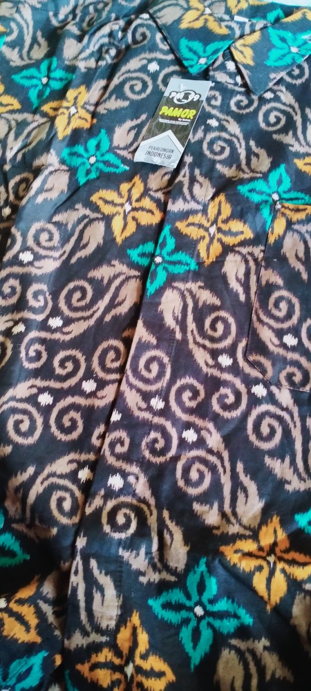 New Arrival Distro Batik Pria Bordir Sogan Hrb026 Batikaf Notoarto Batik Ipnu-ippnu Hem Pria