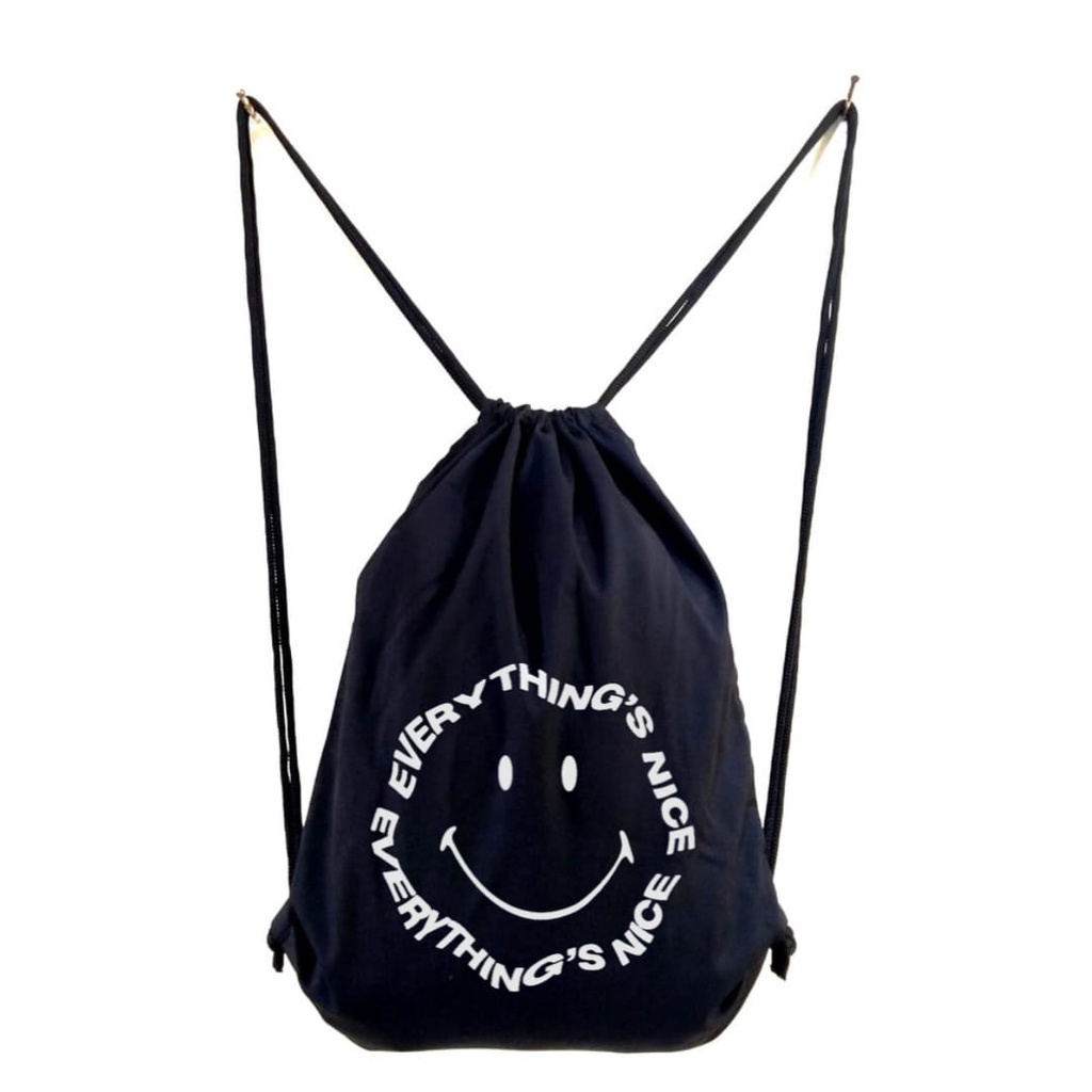 STRINGBAG EVERYTHINGS NICE tas ransel serut gymsack sekolah kampus kuliah olahraga