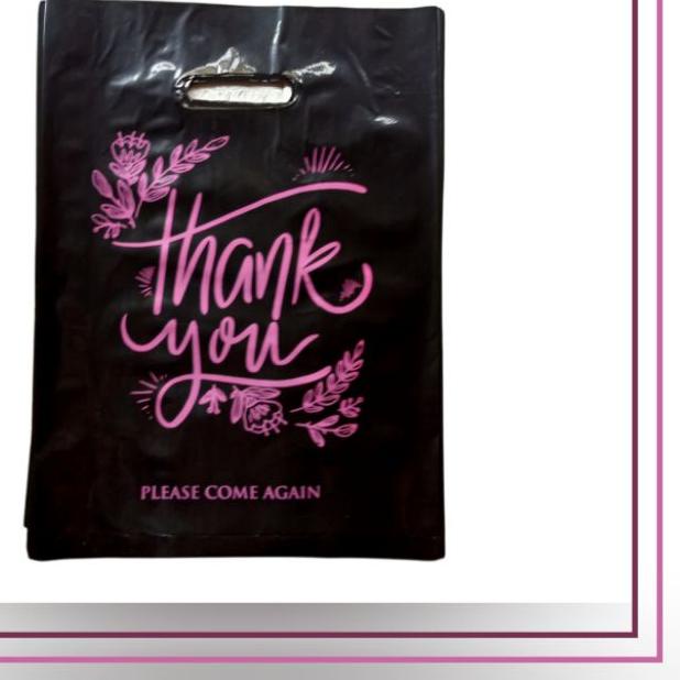 

♣ kantong plastikpemotifthankyouuk30x40(isi50)kantongtokopakaiankantongolshop ☂