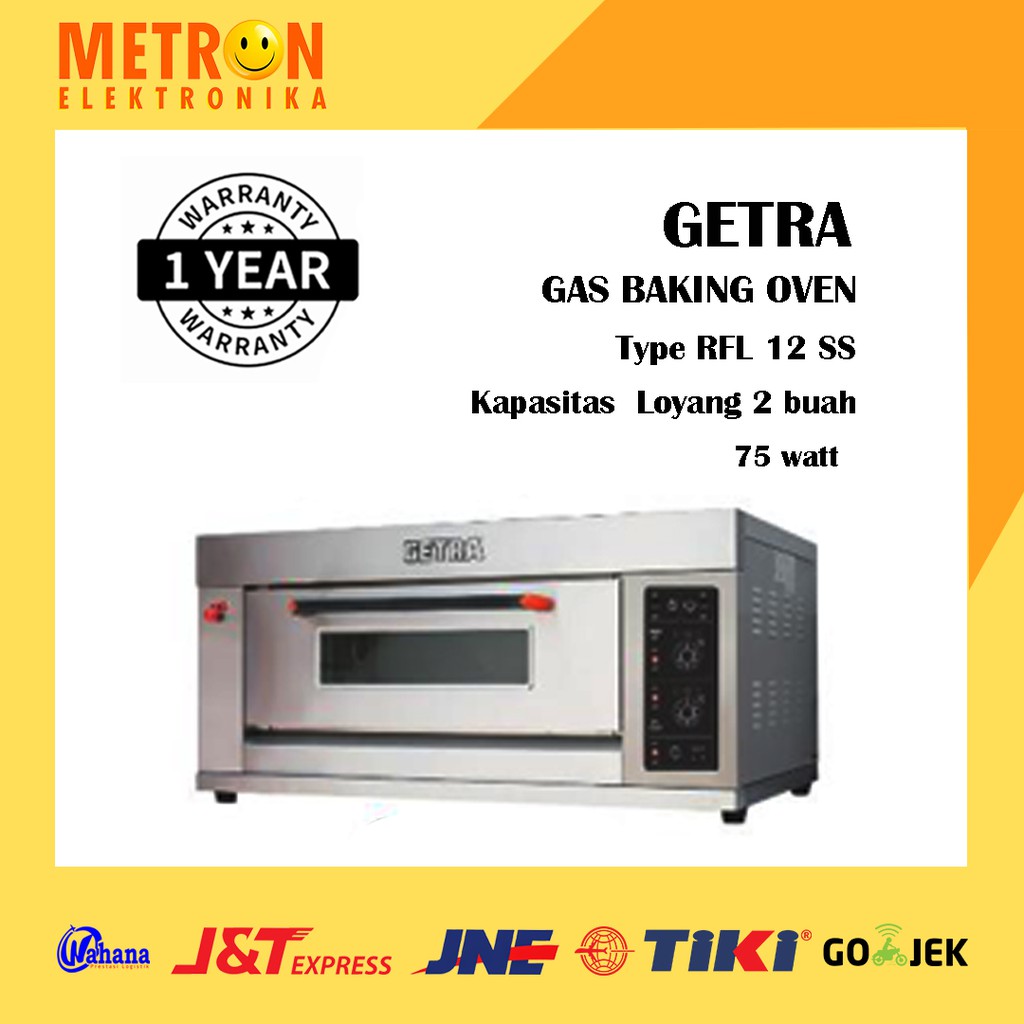 GETRA RFL 12 SS - GAS BAKING OVEN / RFL12SS