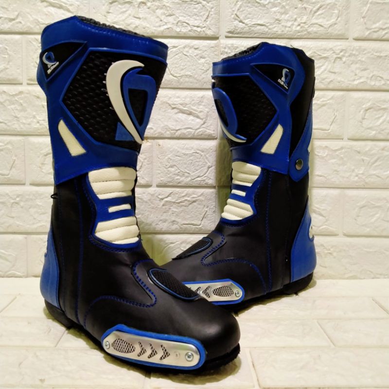 Sepatu balap roadrace touring drag race sepatu pria tinggi wearpack helm sarung balap motor aspal