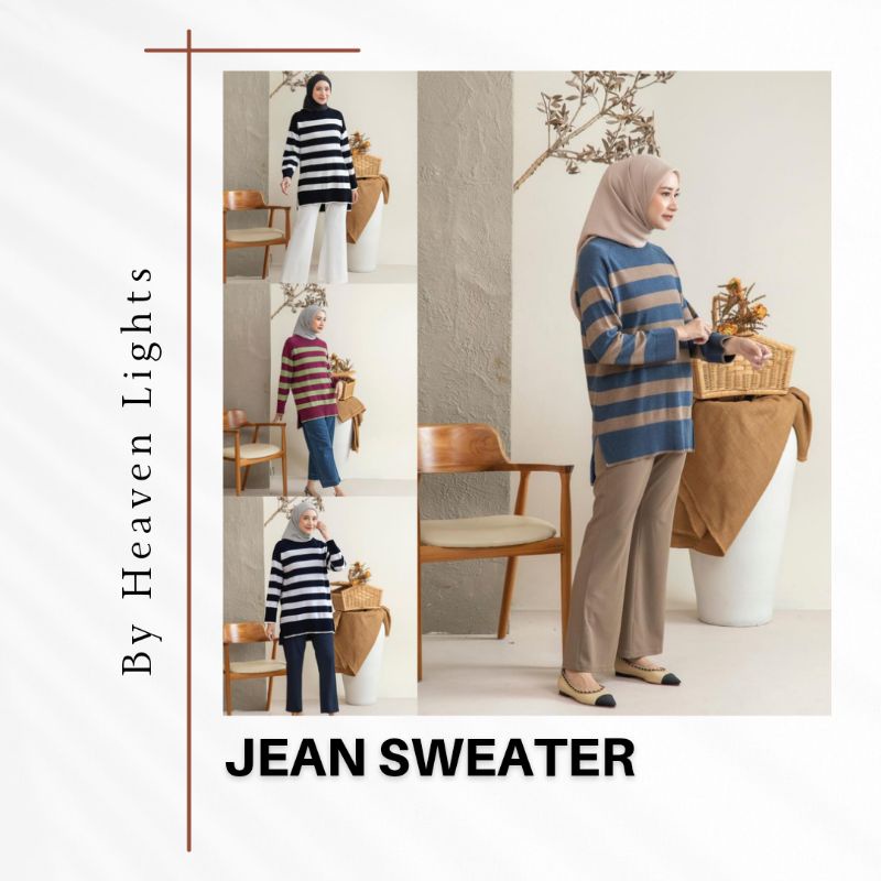 GRYTA KNITWEAR, JEAN SWEATER & VIVIAN SWEATER BY HEAVEN LIGHTS