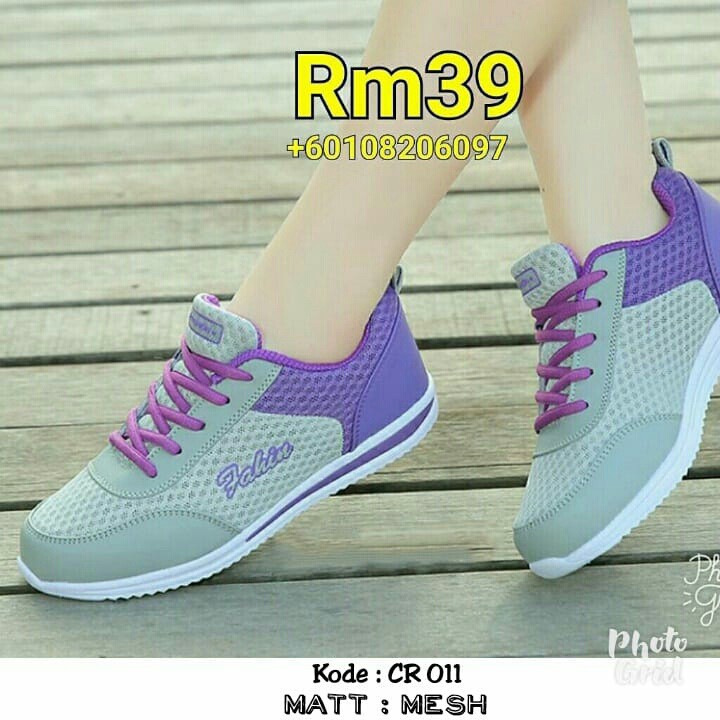 CR 011 Sepatu Wanita UNGU 55.000