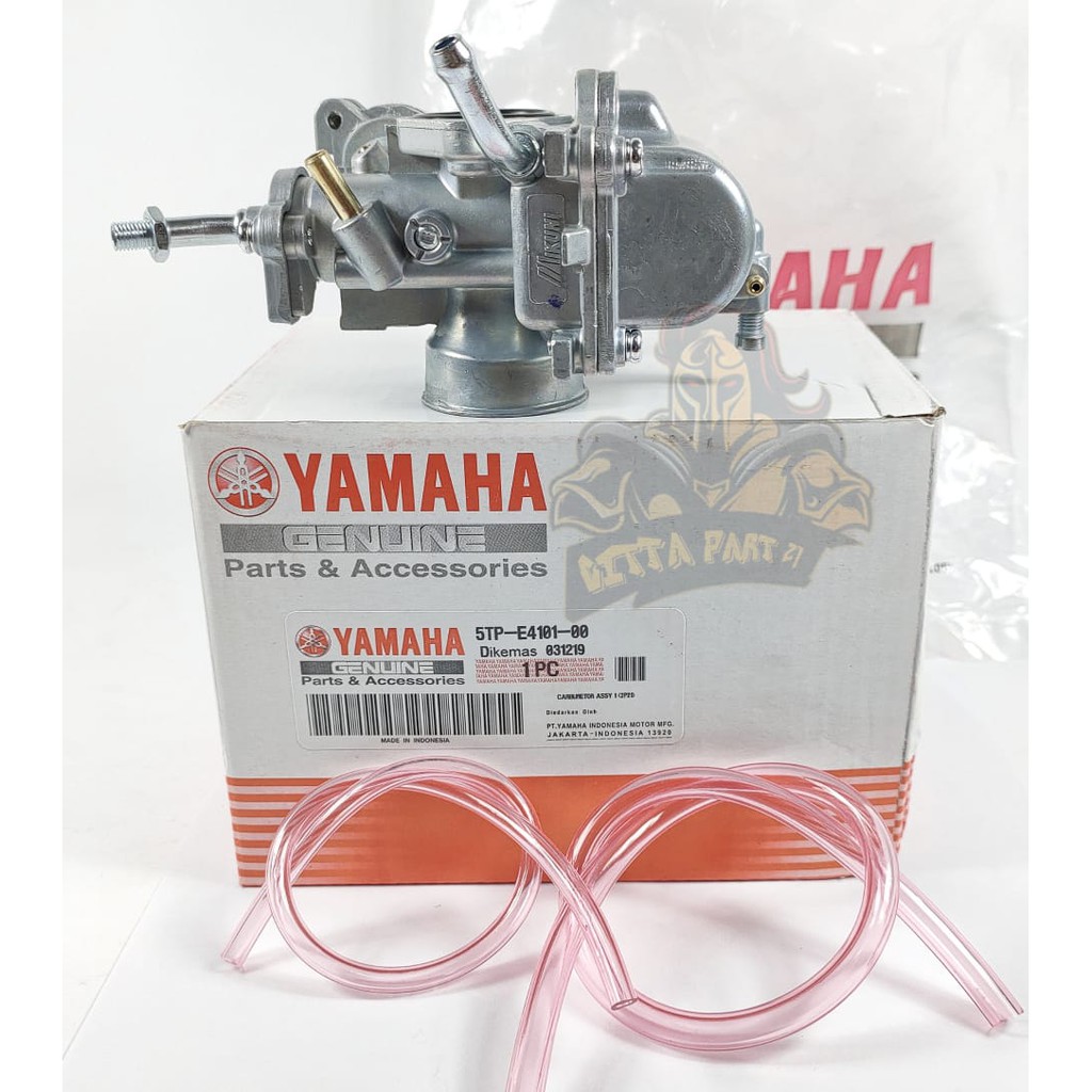 KARBURATOR YAMAHA MIKUNI 5TP KUALITAS ASLI ORIGINAL YAMAHA PASTI PRESISI TIDAK BANJIR LANGSUNG LANGSAM TARIKAN MANTAP AWET DAN DIJAMIN MANTAP VEGA R NEW/VEGA R LAMA/JUPITER Z LAMA/JUPITER Z BURHAN KUALITAS ORI-1