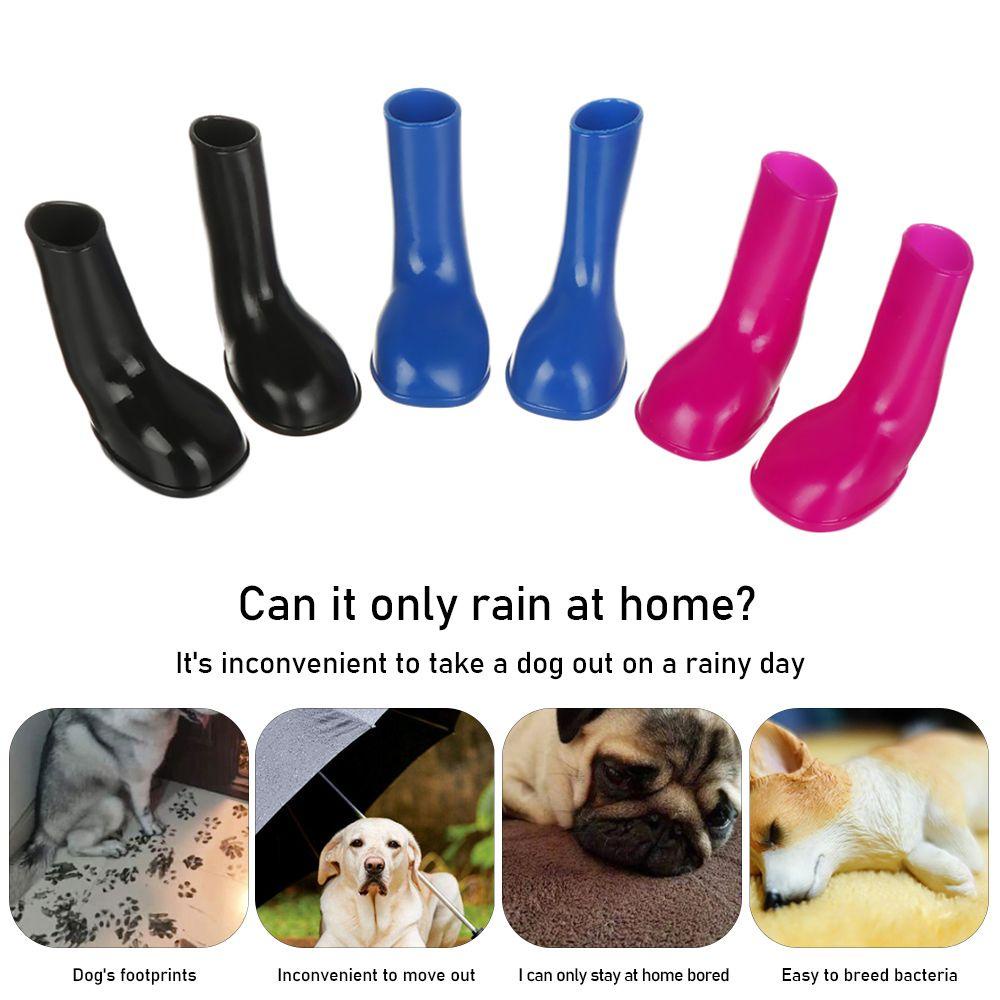 Nanas Sepatu Anjing Peliharaan Non Slip Puppy Shoes Perlengkapan Hewan Peliharaan Pelindung Boots Hujan