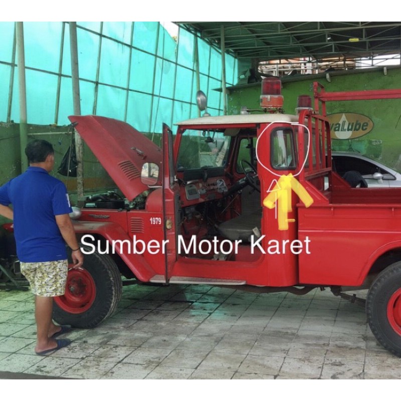 Karet Kaca Genteng/Huk Hardtop FJ45