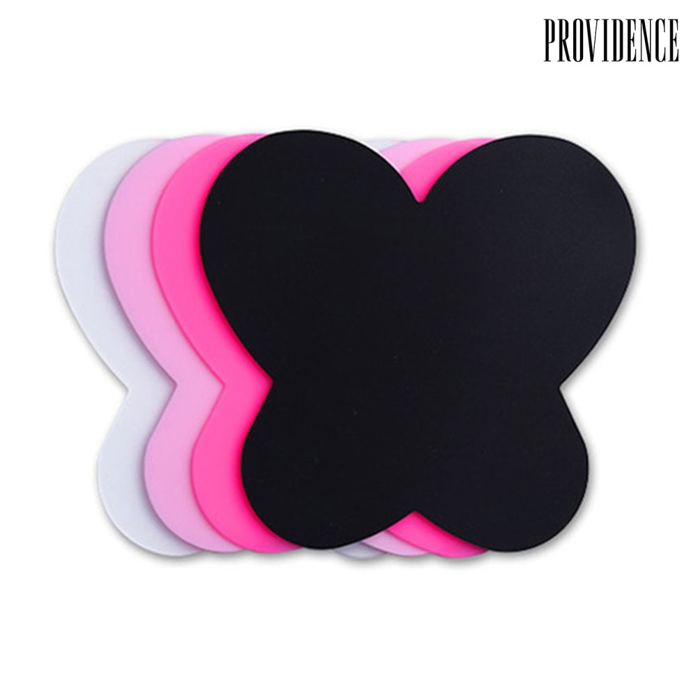 Providence 2Pcs Silicone Mixing Butterfly Round Painting Palette Nail Art Pad Coloring Tool