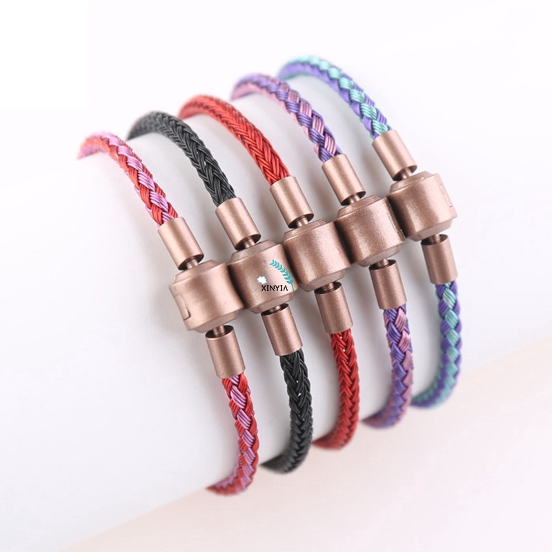 Gelang Tali Kawat Anti Air Waterproof Untuk Charm Liontin Mainan Pandora Atau Emas Aksesoris Fashion