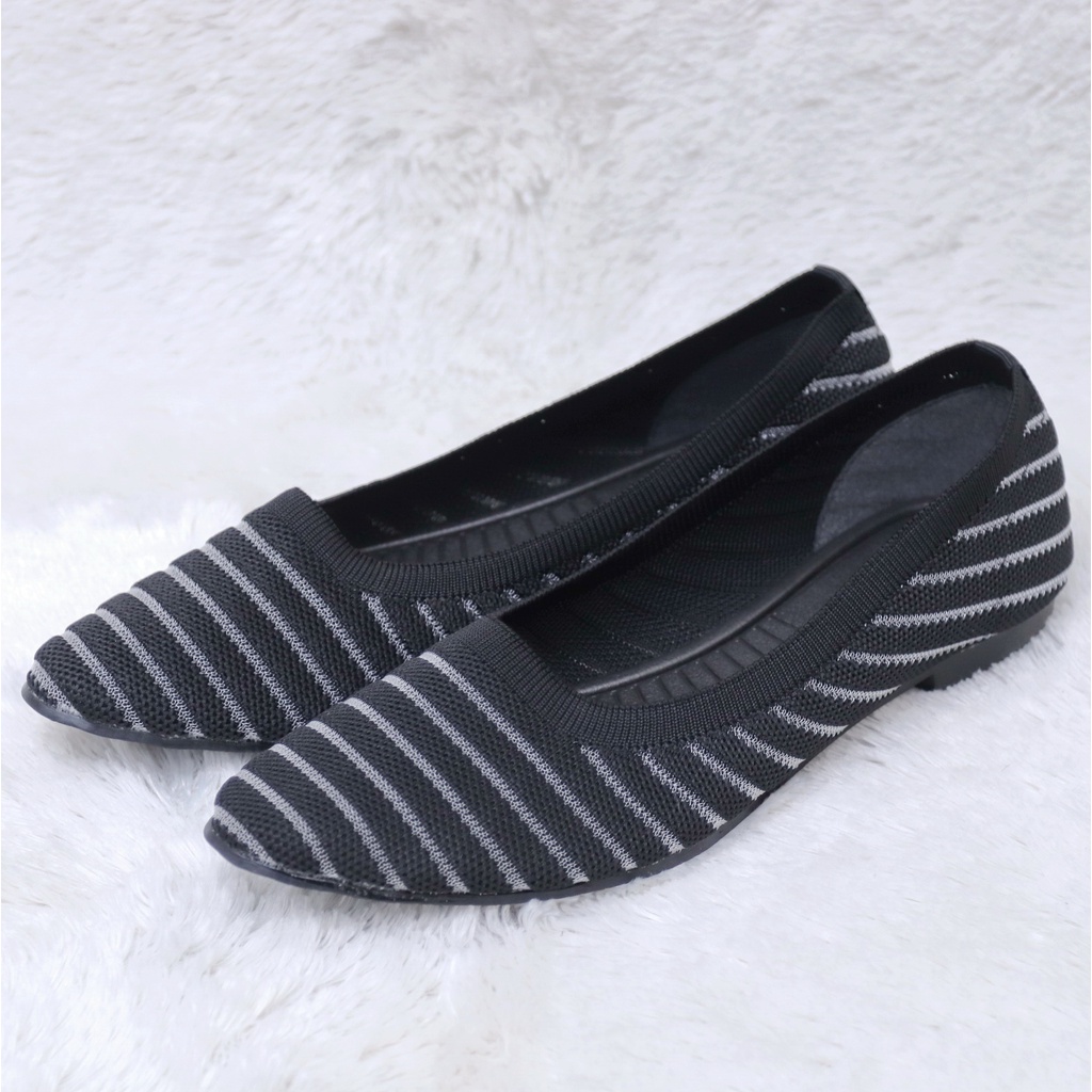 Zerolimit - Sepatu Flatshoes Wanita Sepatu Kerja Wanita Kekinian Sepatu Flat Cewek Formal Cantik