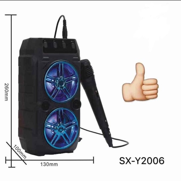 Speaker Portable + Mic SX Y2006