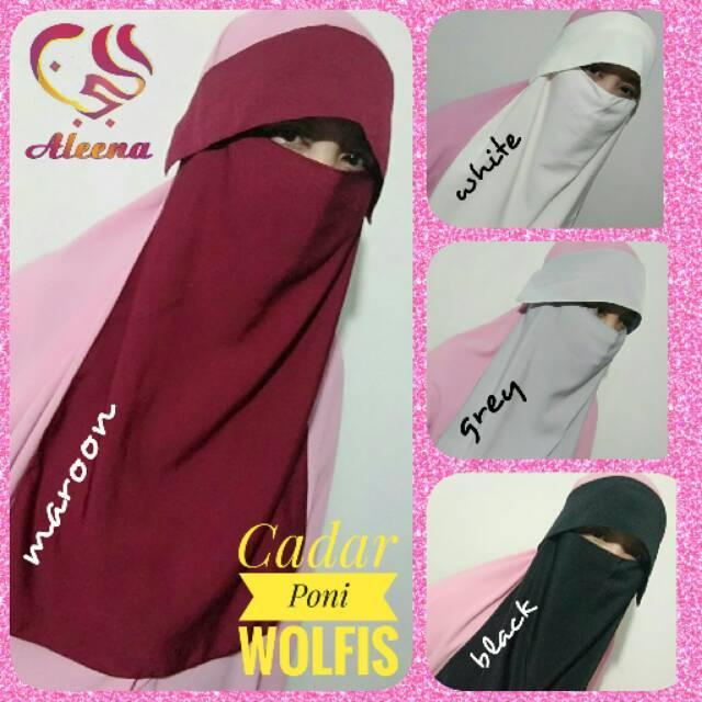 Cadar Poni Saudi / Cadar Poni Hidden Eyes / Niqob Poni Wolvis