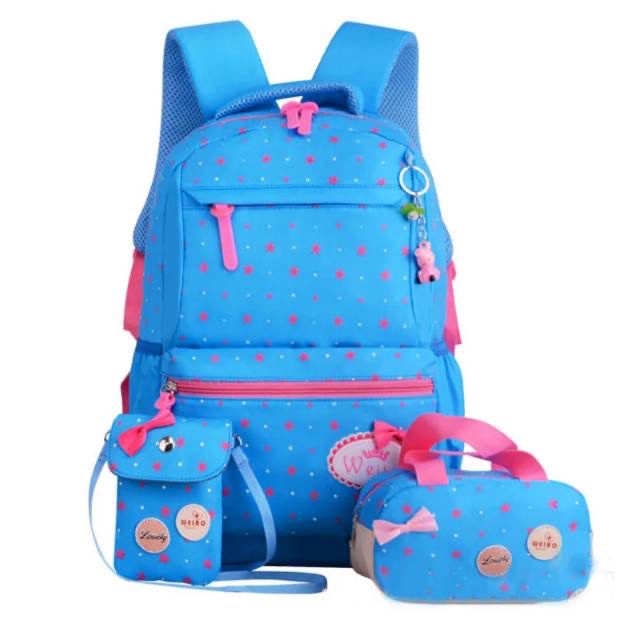 Ransel bintang tabur / ransel sekolah /backpack /ransel satu set murah