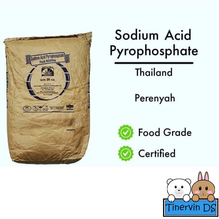 

SAPP / Sodium Acid Pyrophospate Perenyah Makanan - THAILAND - Kemasan1 kg