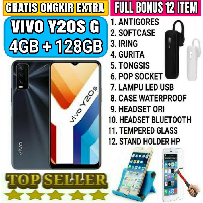 Vivo Y20s G 4 128 Gb Ram 4gb Rom 128gb Y20 Sg Y20 4 64 Gb Garansi Resmi Vivo Indonesia