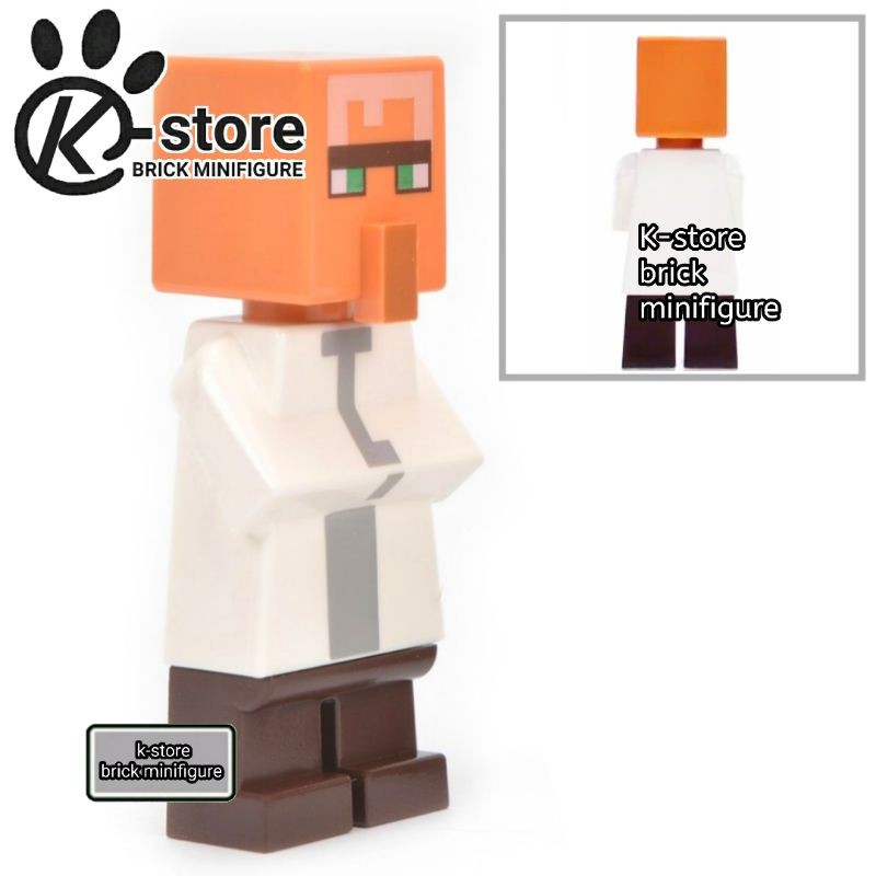 lego minecraft mine craft villager brick minifigure