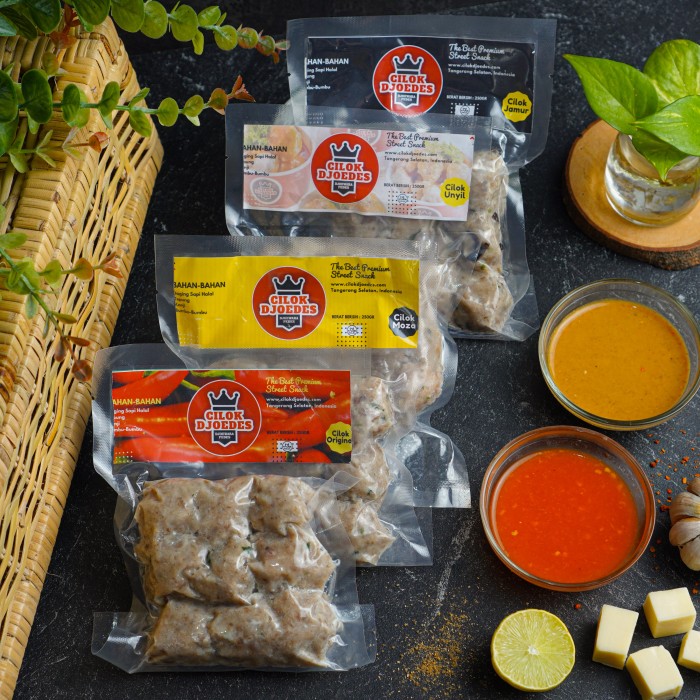 

PROMO PAKET MIXED Cilok Djoedes Frozen All 4 Varian