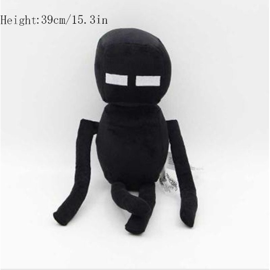 26cm Boneka Minecraft Enderman Plush Toy Figures Stuffed Pillow Sofa Mainan