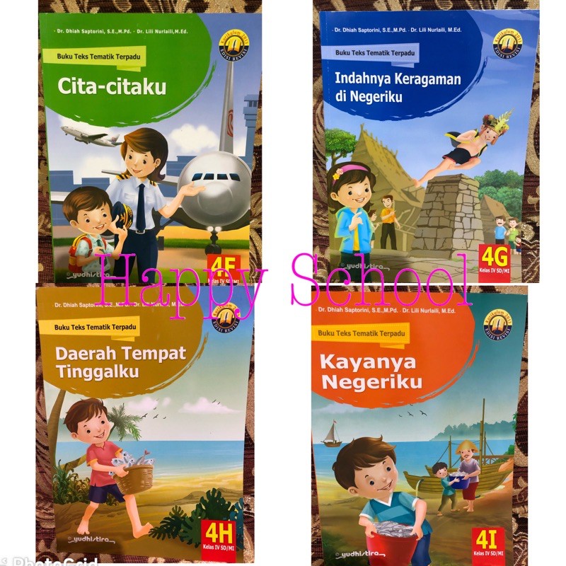BUKU TEKS TEMATIK TERPADU KELAS 4 SD YUDHISTIRA