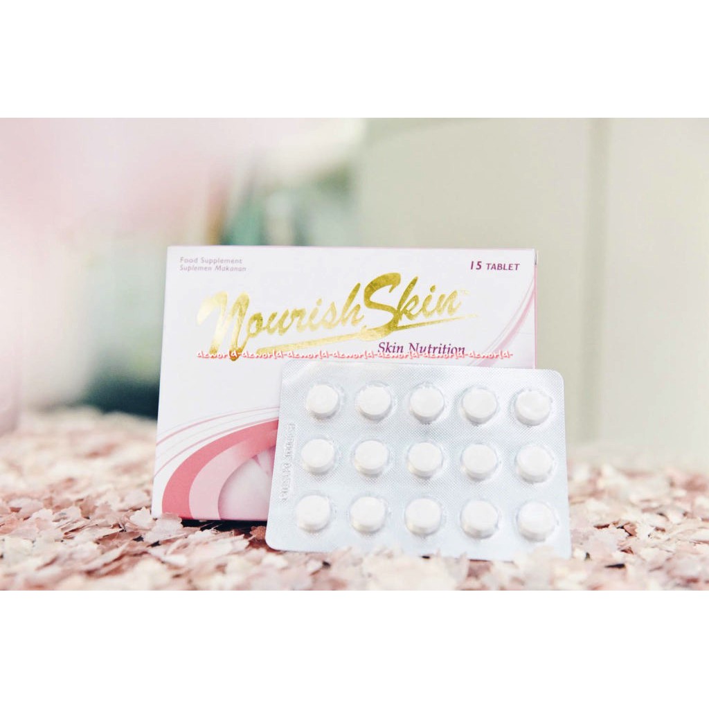 Nourishskin Nourish Skin Obat Jerawat flek hitam Kerutan 15Tablet Nourish Skin