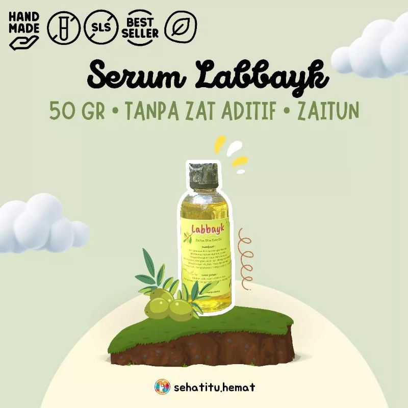 

Labbayk Serum Wajah Zaitun Alami Murni 100% Skincare Sehat Pelembab Wajah untuk Haji/Umroh