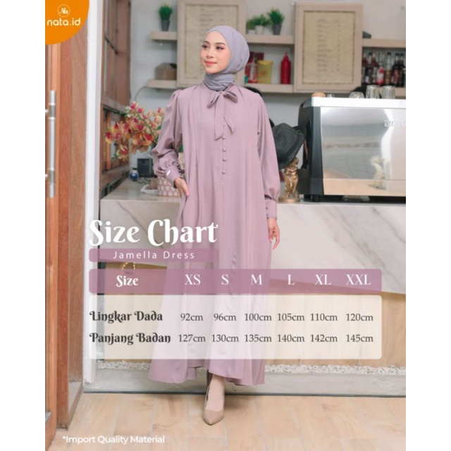 Jameela by nata.id / gamis /dress /baju panjang/ baju kondangan