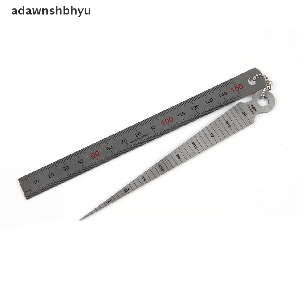 Adawnshbhyu 1-15mm Taper Gauge Wedge Plug Pengukur Lubang Dalam Interval Instalasi