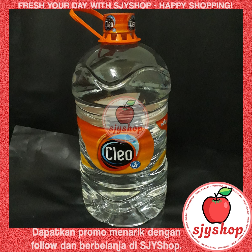 

CLEO Air Mineral Galon 6 liter / Galon Air Anak Kos / Galon Air Mudah Dibawa / Galon Air Portable