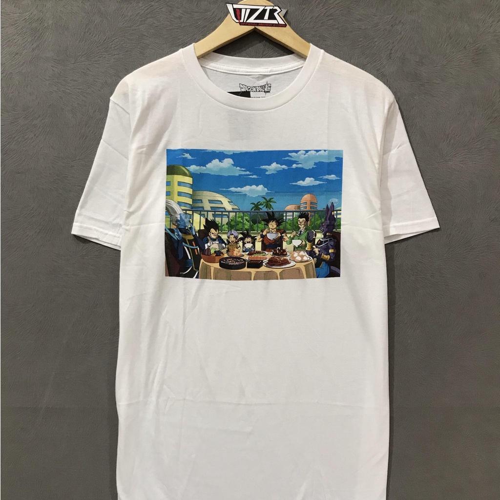 T Shirt Anime Official DRAGON BALL SUPER - DINNER TABLE