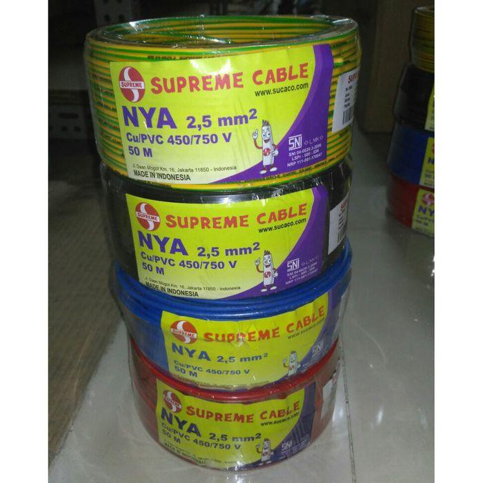 *pertukangan* Kabel NYA 2,5mm Supreme / Kabel NYA 1x2,5mm Supreme