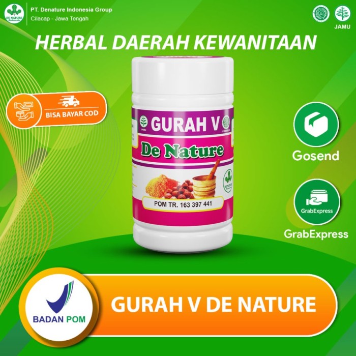

Obat Keputihan Gatal Berbau Busuk Berlendir Herbal Gurah V De Nature