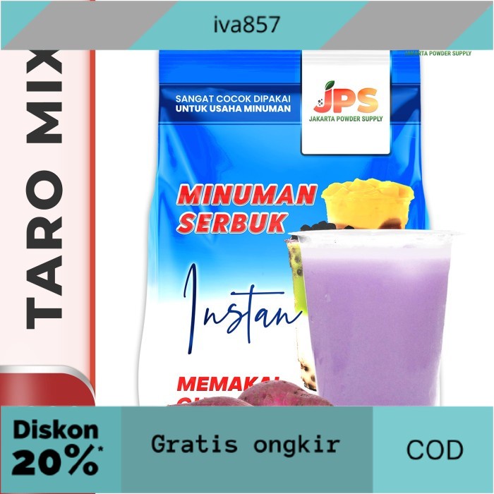 

PROMO Bubuk Minuman Taro Mix Powder Instan JPS Gula GRATIS ONGKIR