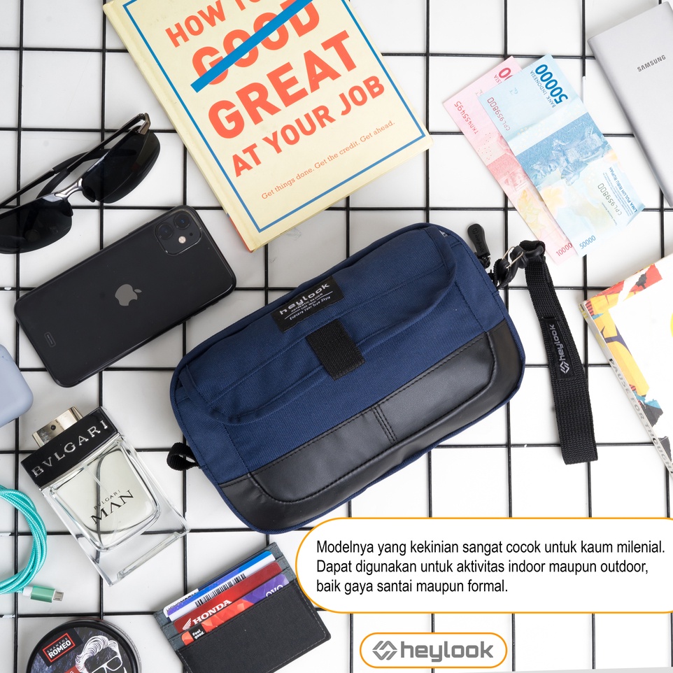 HEYLOOK Project - Tas Selempang Pria HEIZT Sling Bag Pria Tas Slempang Cowok