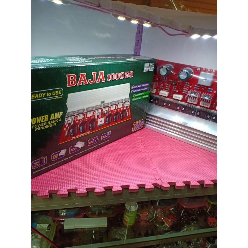 KIT MERK BAJA POWER AMPLIFIER STEREO 1000W