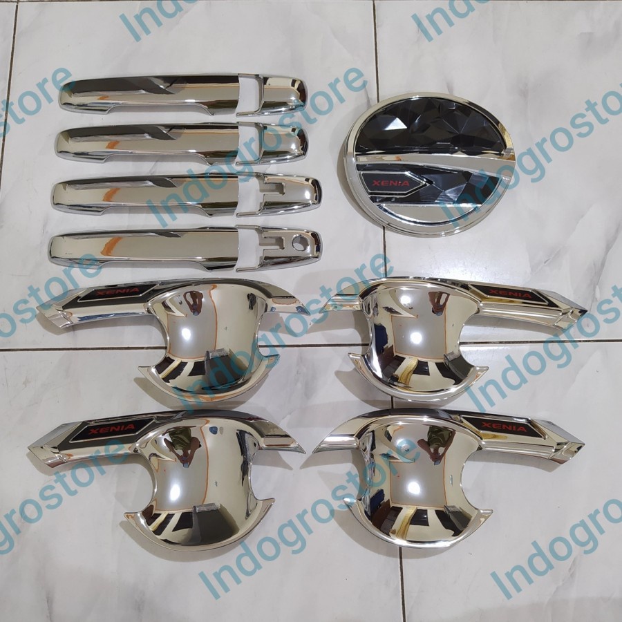 PAKET Tank Cover Handle &amp; Outer CHROME Mobil NEW XENIA 2022