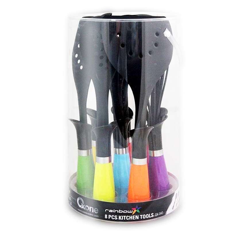 Oxone OX-043 Rainbow Kitchen Tools - 8 Pcs | Shopee Indonesia